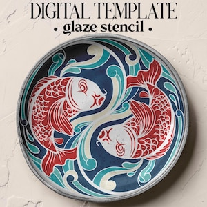 Plantilla para esmaltado de cerámica (descarga digital)
