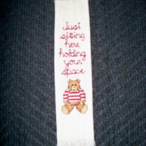 Teddy bear bookmark
