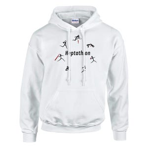 Track and Field Hoodie, Heptathlon Hoodie, Athletics Hoodie, Track Hoodie, Hoodie, Athletics, Track and field