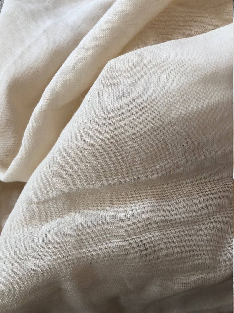 Double Gauze Gots Certified Organic Cotton Pfd 50 Inches W Etsy