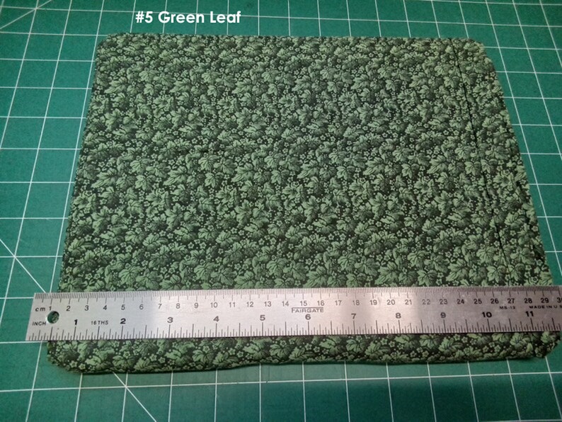 Cotton Calico by the yard and half yard #5 Green leaf 56wide