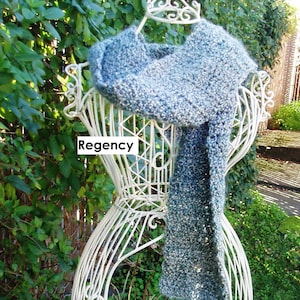 Hand Crochet Scarf Muffler made from Homespun Yarn Lion Brand READY TO SHIP image 1