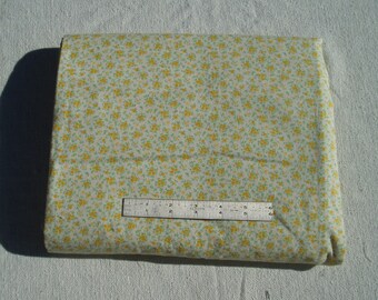 Yellow Calico by the yard - fat quarters available upon request
