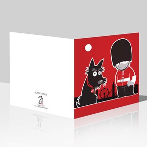 Royal Guards - Ein Set von 5 Grußkarten