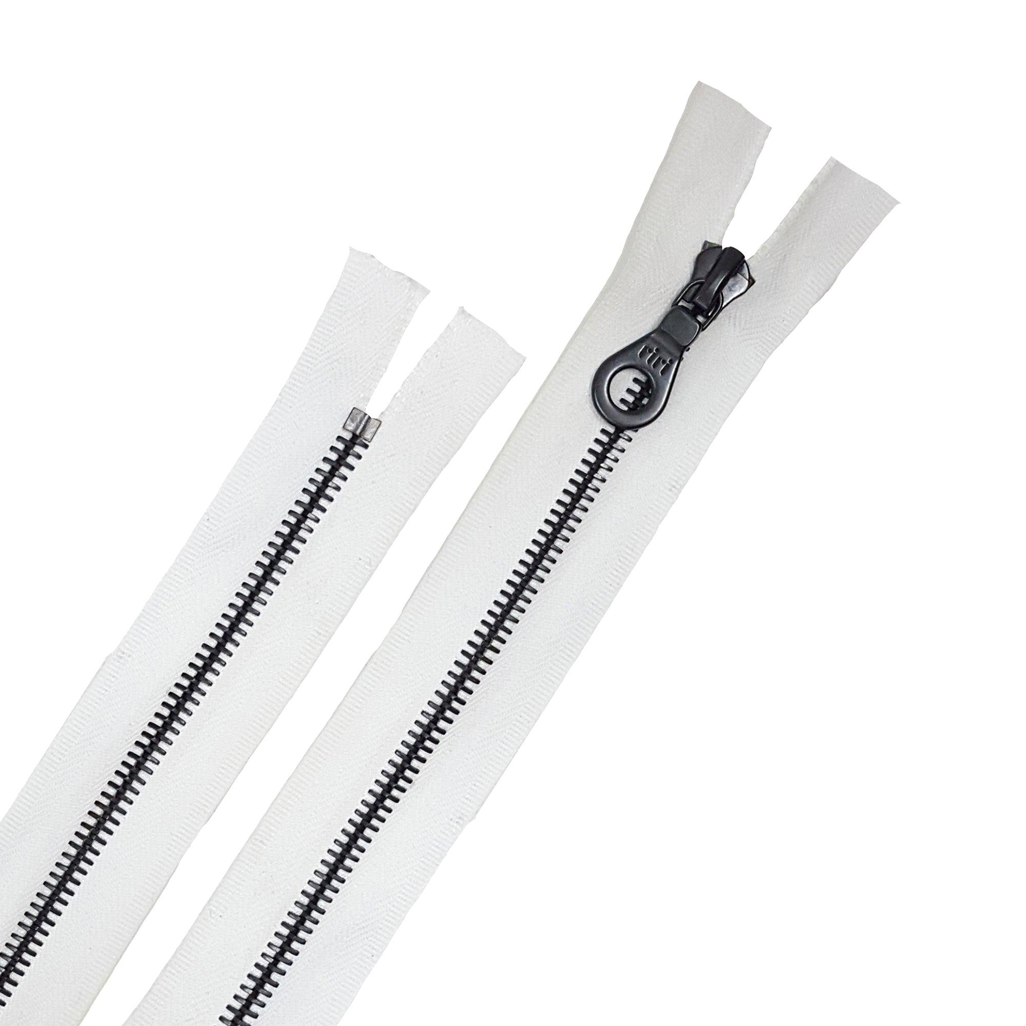Riri 6mm Closed Bottom Zipper With Kta Pull, White|black - Etsy