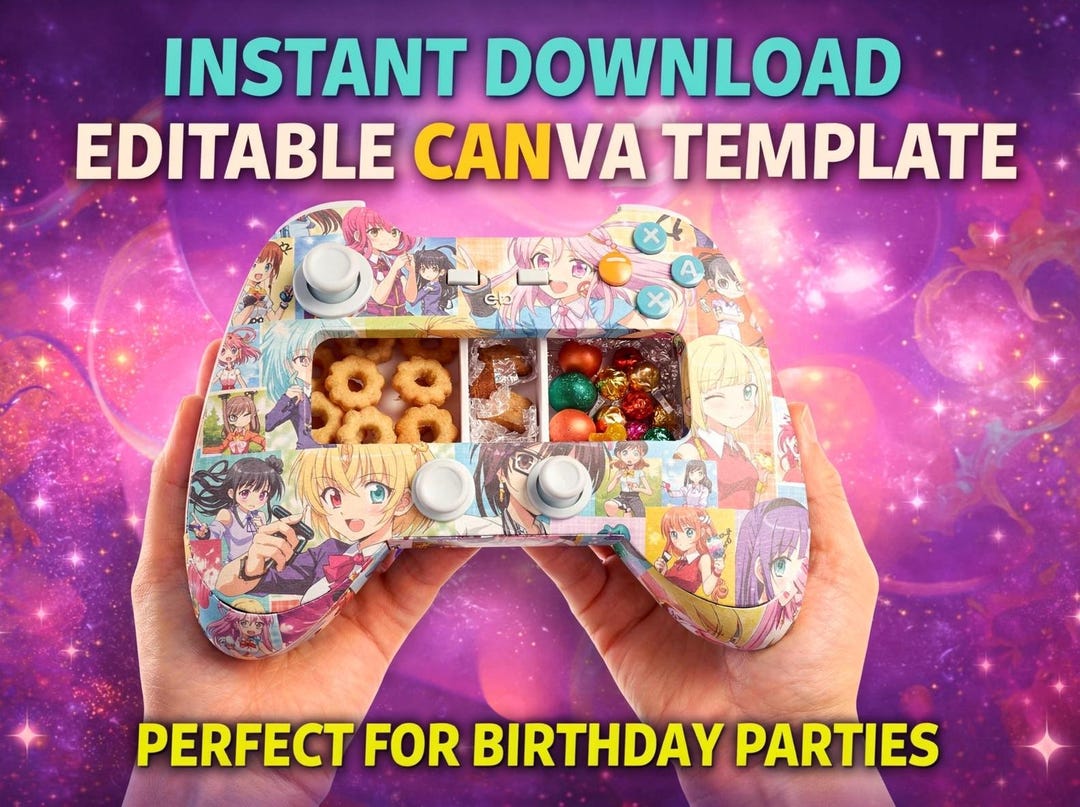 Editable Easter Game Controller Treat Bundle| Kids Valentine Party ...