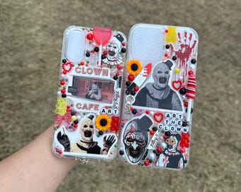 Etui na śmieci z motywem horroru | Etui na iPhone'a, straszne filmy, etui na śmieci w stylu freestyle, tandetne zawieszki
