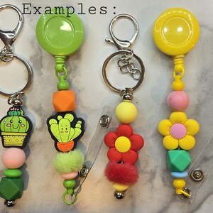 Plants Custom-Made Keychains or Badge Reels