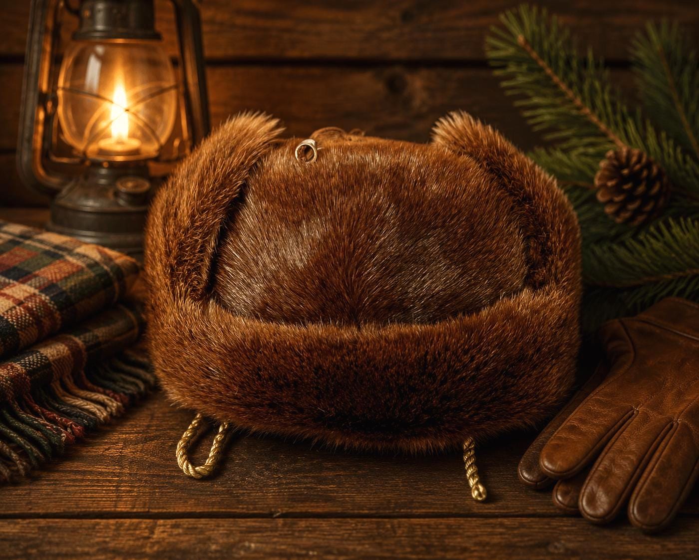 Vintage Fur Hat Brown - Etsy Canada