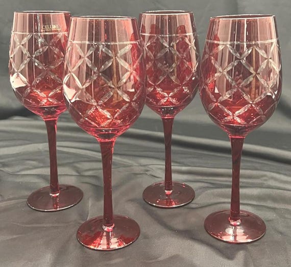 tumbler wine glass Glass Venice Stemless Wine Glass/Double Old Fashioned Set of 4 (Clear)