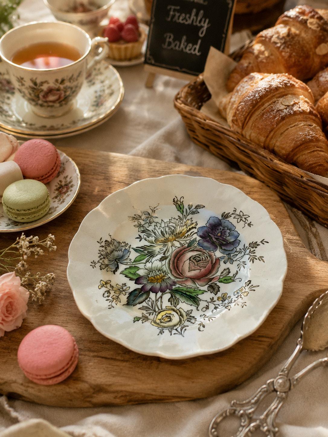 Vintage Johnson Brothers Sheraton Bread Butter Plates Set 7