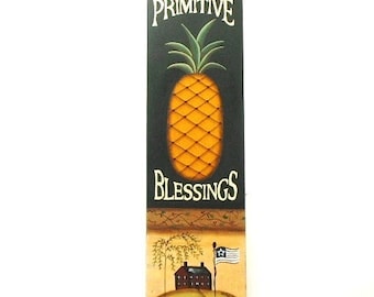 Blessings Sign #424, Country Primitive Design, Inspirational Phrase, Quality Artistry & Craftsmanship