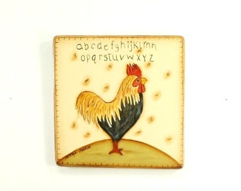 My Rooster #742, Country Primitive Style Design, Quality Craftsman and Artist