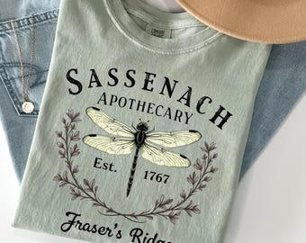 Sassenach Apothecary Shirt | Outlander Fraser's Ridge | Comfort Colors Tee