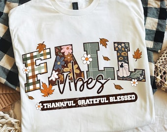 Retro Fall vibes Png, Preppy Floral Autumn Sublimation