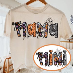 Halloween Mama Mini Png, Halloween Png Spooky Mama Png, Spooky Season Png, Coquette Halloween Png, Mama Mini Matching png, Spooky mini png