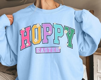 Hoppy Easter png, Happy Easter png, Easter Sublimation PNG, Retro Easter Png, Girly Easter shirt Png, Trendy Easter png, Spring Shirt png