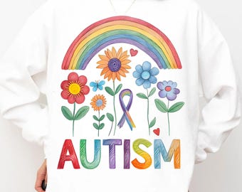 Autism Png, Autism accept understand love png, Autism Month png, Autism Mom Png, Autism shirt png, brushstroke autism png, Autism Rainbow