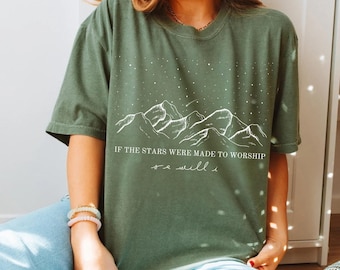 Als de sterren zijn gemaakt om te aanbidden, png, christelijk shirtontwerp
