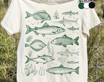 Vintage Fish Tattoo Art Shirt Png, Fisherman Aesthetic, Retro Fisher Sublimation Digital