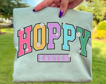 Hoppy Easter png, Happy Easter png, Easter Sublimation PNG, Retro Easter Png, Girly Easter shirt Png, Trendy Easter png, Spring Shirt png