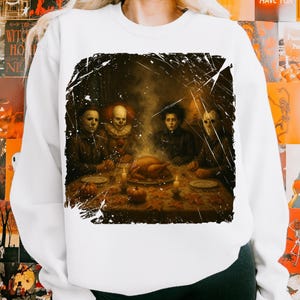 Postacie z horroru na Halloween Png, 2025 Halloween png, Horror Movie Halloween Sublimacja, Straszny film Png, Horror Halloween Png, Horror Png