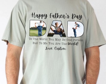Custom Dad Photo PNG, Personalized Father's Day Gift (Digital Download)
