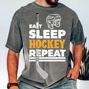Eat Sleep Hockey Repeat PNG, Funny Hockey png, Hockey Player, sports png, Hockey Player, Hockey Coach Gift, Father&#39;s day png