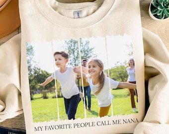Custom Photo Nana Png, My Favorite People Call Me Nana, Gift for Mothers Day Sublimation