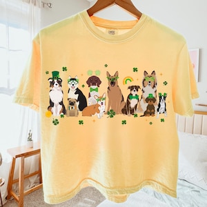 St. Patick's Day Dogs Png, Clover Png, Dogs Png, Dog Lover Png, Dog Png, Saint Patrick's Day Dogs Png, Lucky Png, Green, Dog Mom Png