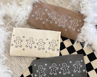 Lebkuchenmann (PNG), Schneeflocken-Lebkuchen-Clipart, Weihnachtsplätzchen-Sublimationsdesign