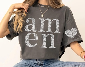 Amen witte kant png, pasen png, kant hart png, lente png, kant pasen png, nepborduurwerk girly, bijbelverzen pasen png, bloemenpasen