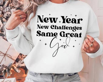 New Year Same Great God PNG, Christian New Year Shirt Design, Hello 2026, Christian PNG Sublimation Design