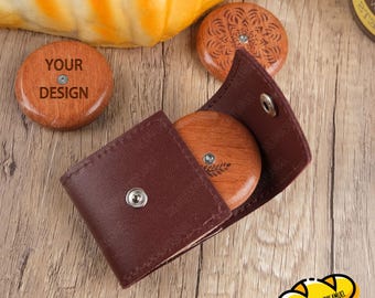 Custom Engraved Wood Bread Lame, Wooden UFO Bread Lame, Round Bread Lame with Pouch, Personalized Name Gifts, Mother Father Day Gift, Gifts