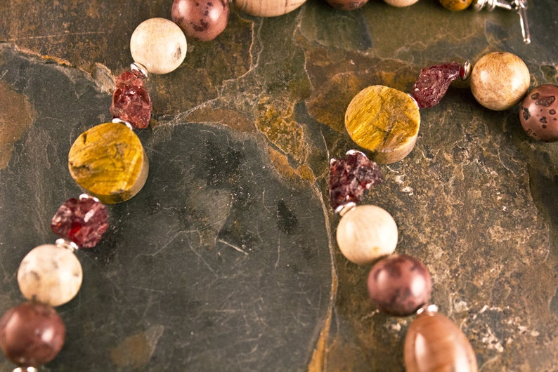 Handcrafted Ammonite Fossil Tiger's Eye Petrified Wood Etsy