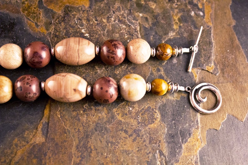 Handcrafted Ammonite Fossil Tiger's Eye Petrified Wood Etsy