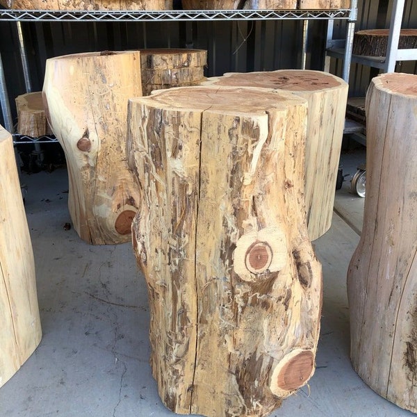 Tree Stump Table Etsy
