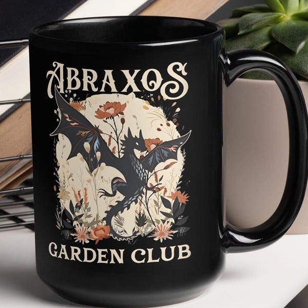 Throne of Glass Abraxos Garden Club Fantasy Book Lover Gift Bookish Mug