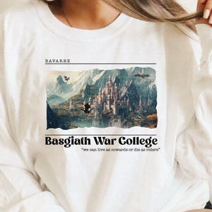 Basgiath War College Dragon Bookish Gift Fourth Wing Unisex Sweatshirt