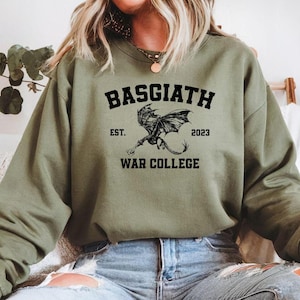 Fourth Wing Fantasy Bookish Basgiath  War College Unisex Sweatshirt