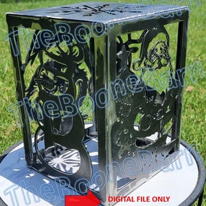 Christmas Lantern  SVG/DXF Files for CNC Plasma - The Boone Barn Digital Download - Laser Plasma