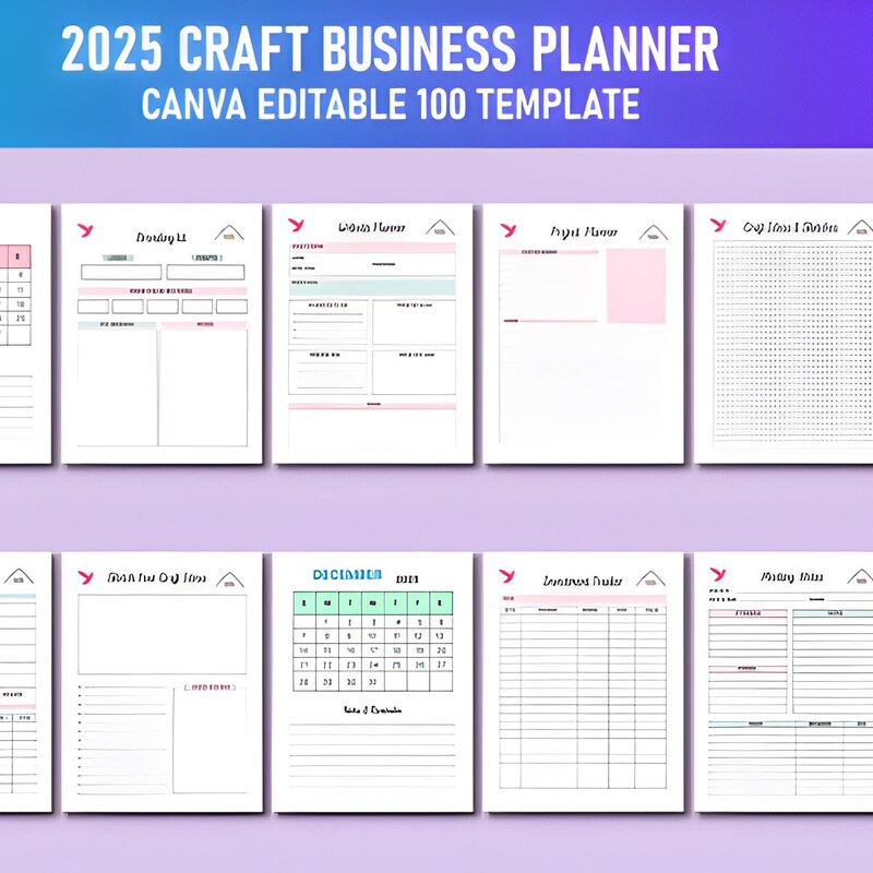 Crafters Planner 2025 Etsy