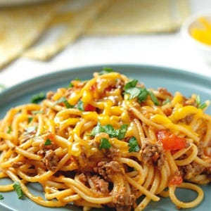 BEST RECIPE For Easy One Pot Taco Spaghetti – Quick Family Dinner Idea – easy dinner recipe, family friendly meals - PDF Download