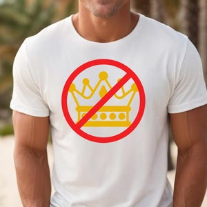 No Kings In America Shirt, Anti Maga Political Resistance Tee, 4th of July Liberal Protest Shirt, Anti Trump Patriotic Gift Tee