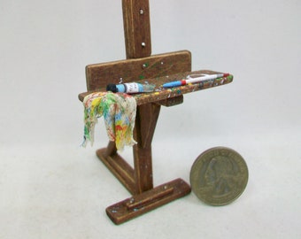 Miniature Artist Easel  1:12 scale