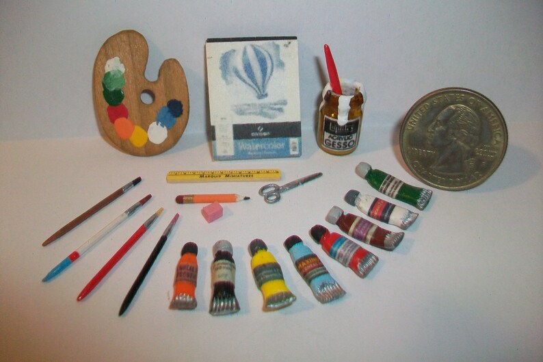 Mini Assortment of Art Supplies 112 Etsy Canada