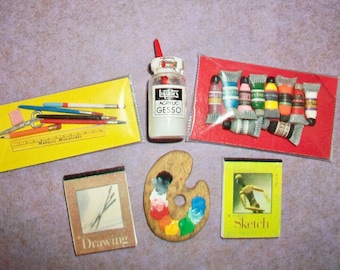 Mini assortiment de fournitures artistiques