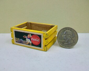 Mini Crate - Coca Cola  1:12 scale