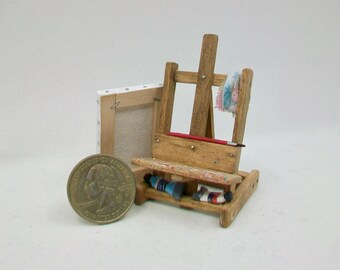 Mini Table Top Easel  1:12 Scale