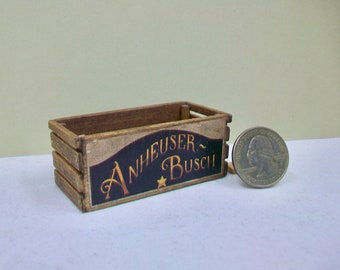 Mini caisse - Bière Busch échelle 1:12